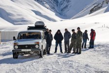 Qubada alpinistlərin axtarışı üzrə əməliyyat tədbirlərini əks etdirən - FOTO/VİDEO