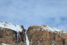 Qubada alpinistlərin axtarışı üzrə əməliyyat tədbirlərini əks etdirən - FOTO/VİDEO