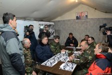 Qubada alpinistlərin axtarışı üzrə əməliyyat tədbirlərini əks etdirən - FOTO/VİDEO