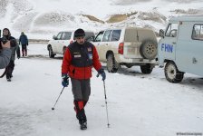 Qubada alpinistlərin axtarışı üzrə əməliyyat tədbirlərini əks etdirən - FOTO/VİDEO