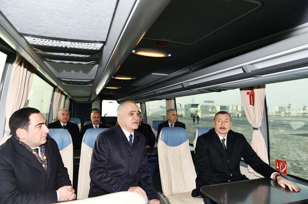 Prezident İlham Əliyev Bakı Beynəlxalq Dəniz Ticarət Limanı kompleksində RO-RO terminalının açılışında iştirak edib (FOTO) (YENİLƏNİB)