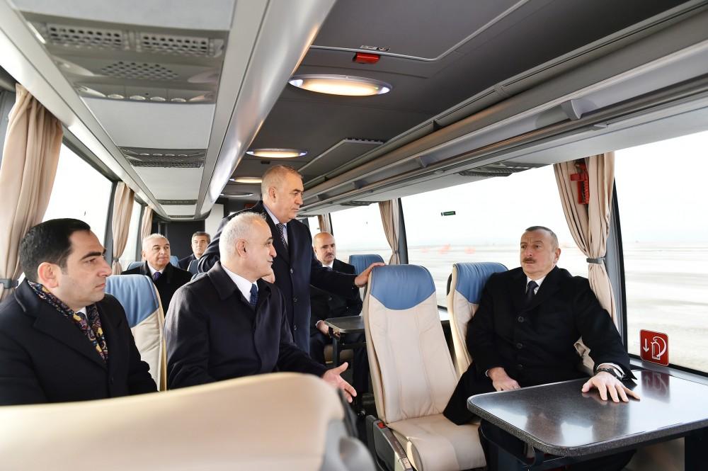 Prezident İlham Əliyev Bakı Beynəlxalq Dəniz Ticarət Limanı kompleksində RO-RO terminalının açılışında iştirak edib (FOTO) (YENİLƏNİB)