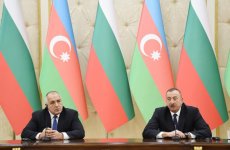 Azərbaycan Prezidenti və Bolqarıstanın Baş naziri mətbuata bəyanatlarla çıxış ediblər (FOTO) (YENİLƏNİB)