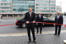 Prezident İlham Əliyev Bakı Paylayıcı Şəbəkəsinin yeni inzibati binasının və yarımstansiyalarının açılışında iştirak edib (FOTO) (YENİLƏNİB)