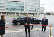 Prezident İlham Əliyev Bakı Paylayıcı Şəbəkəsinin yeni inzibati binasının və yarımstansiyalarının açılışında iştirak edib (FOTO) (YENİLƏNİB)