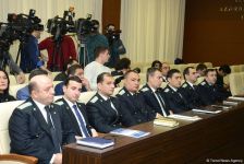 Korrupsiyaya qarşı Mübarizə Baş İdarəsi 2017-ci il ərzində görülmüş işlərə dair hesabatla çıxış edib (FOTO)