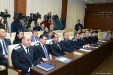 Korrupsiyaya qarşı Mübarizə Baş İdarəsi 2017-ci il ərzində görülmüş işlərə dair hesabatla çıxış edib (FOTO)