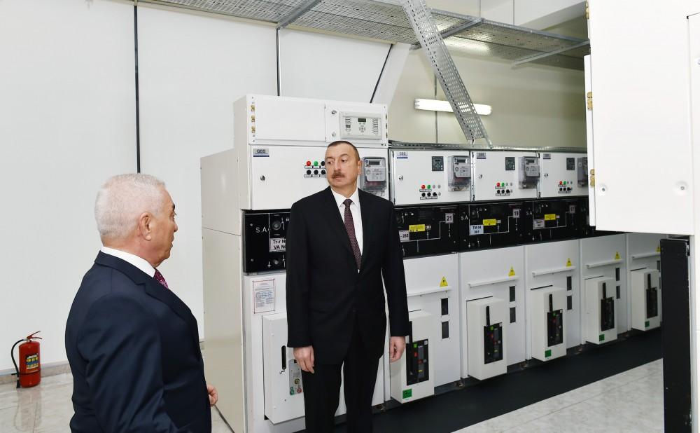 Prezident İlham Əliyev Bakı Paylayıcı Şəbəkəsinin yeni inzibati binasının və yarımstansiyalarının açılışında iştirak edib (FOTO) (YENİLƏNİB)