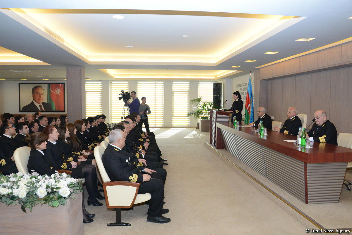 Dövlət Dəniz Agentliyində 20 Yanvar faciəsinin 28-ci ildönümü ilə bağlı mərasim keçirilib (FOTO)