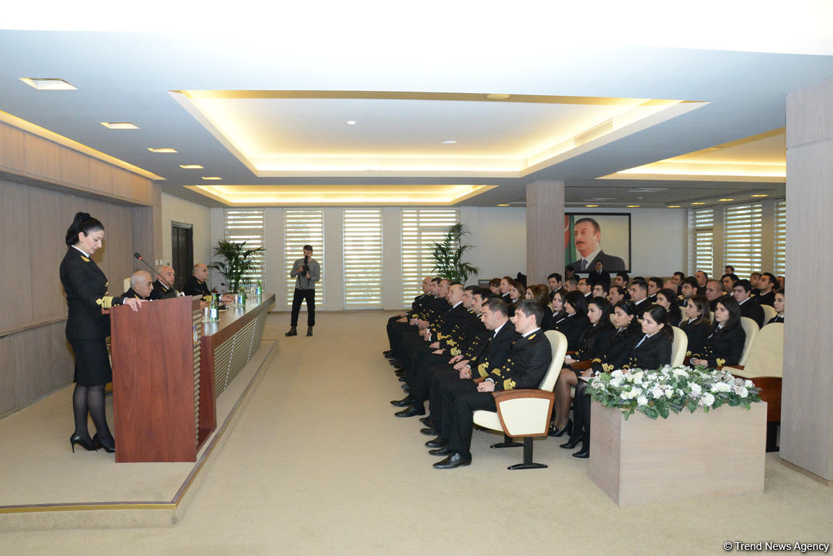 Dövlət Dəniz Agentliyində 20 Yanvar faciəsinin 28-ci ildönümü ilə bağlı mərasim keçirilib (FOTO)