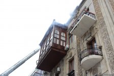 FHN: "Azneft"də yaşayış binasında baş verən yanğın söndürülüb (YENİLƏNİB 2) (FOTO)