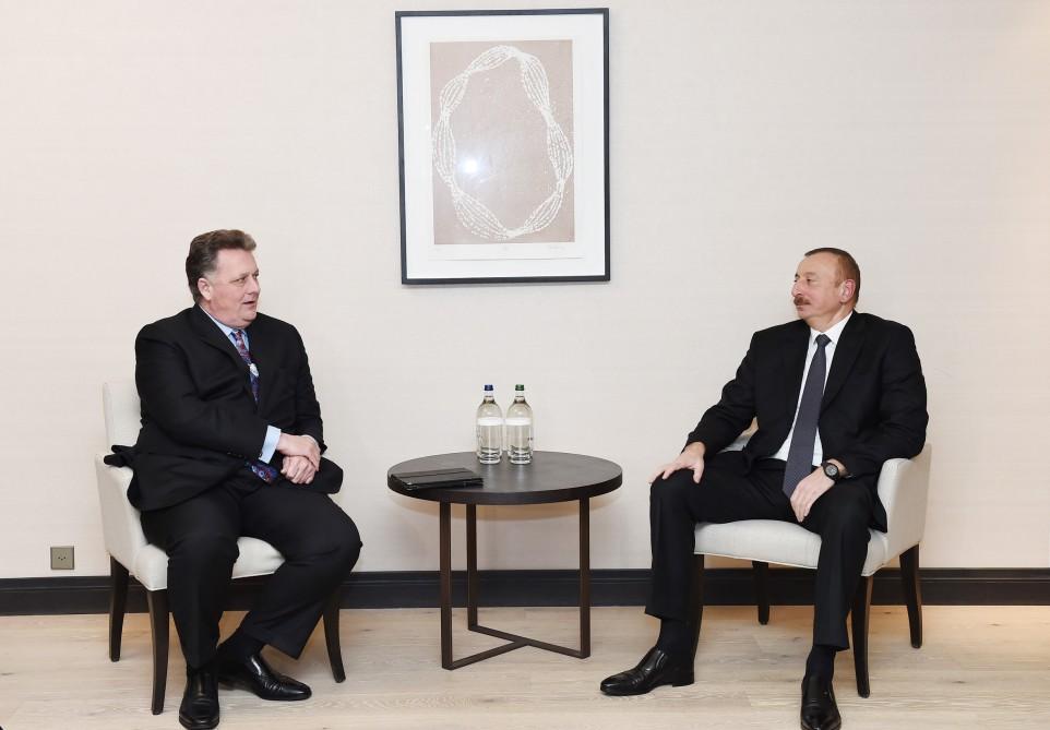 Prezident İlham Əliyev “Chevron” şirkətinin vitse-prezidenti ilə görüşüb (FOTO)