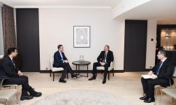 Prezident İlham Əliyev “Mastercard” şirkətinin idarə heyətinin üzvü ilə görüşüb