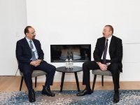 Prezident İlham Əliyevin Səudiyyə Ərəbistanının energetika, sənaye və təbii sərvətlər naziri ilə görüşü olub (FOTO)