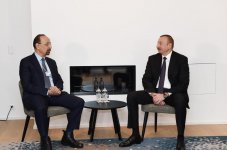 Prezident İlham Əliyevin Səudiyyə Ərəbistanının energetika, sənaye və təbii sərvətlər naziri ilə görüşü olub (FOTO)