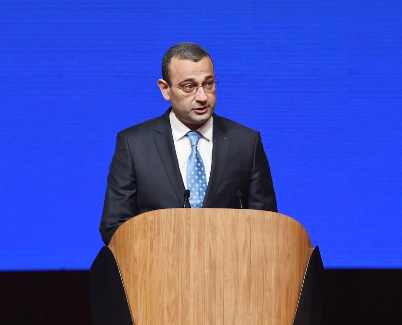 Prezident İlham Əliyev Yeni Azərbaycan Partiyasının VI qurultayında iştirak edib (YENİLƏNİB-4) (FOTO)