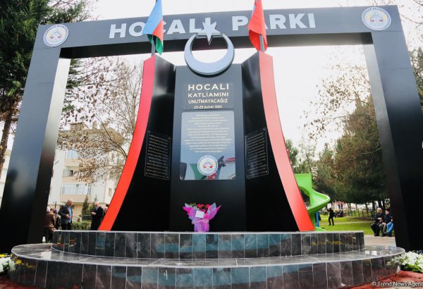 Sakaryada Xocalı soyqırımına həsr olunmuş abidə açılıb (FOTO/VİDEO)