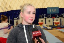 Azərbaycan gimnastı Dünya Kubokunda yaxşı nəticə göstərəcəyinə ümid edir (FOTO)