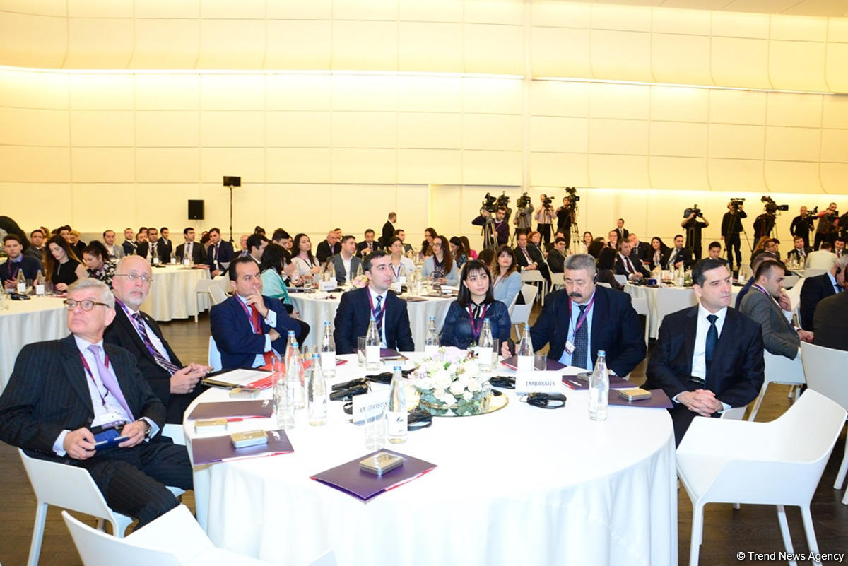 Bakıda “İrimiqyaslı idman yarışlarının keçirilməsinin ev sahibi ölkəyə faydaları-2018” mövzusunda konfrans keçirilib (FOTO)