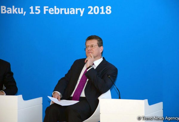 Maroş Şefçoviç: Cənub Qaz Dəhlizinin Avropanın enerji təhlükəsizliyi üçün əhəmiyyəti çox vacibdir və bu, gələcəkdə daha da artacaq