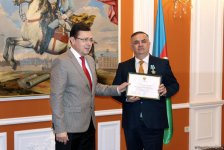 Trend İnformasiya Agentliyinin baş redaktoru Rusiya-Azərbaycan münasibətləri haqqında materialların hazırlanmasına görə diplomla təltif edilib (FOTO)