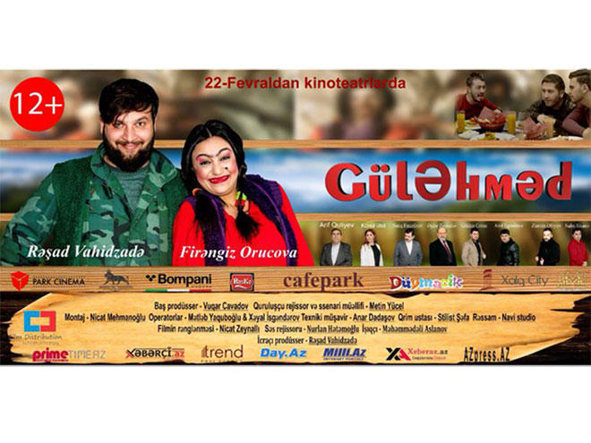 Komediya janrında "Güləhməd" filminin qala-gecəsi keçiriləcək (FOTO)
