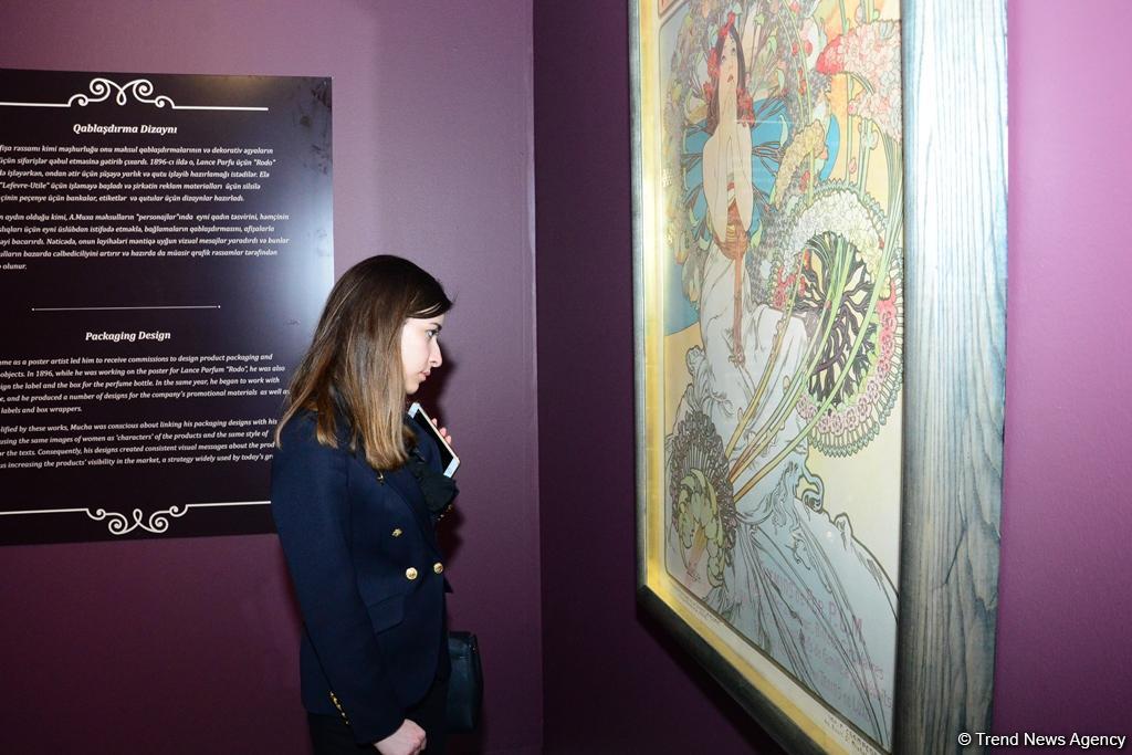 Heydər Əliyev Fondunun vitse-prezidenti Leyla Əliyeva “Alfons Muxa: gözəllik axtarışında” sərgisinin açılışında iştirak edib (FOTO)