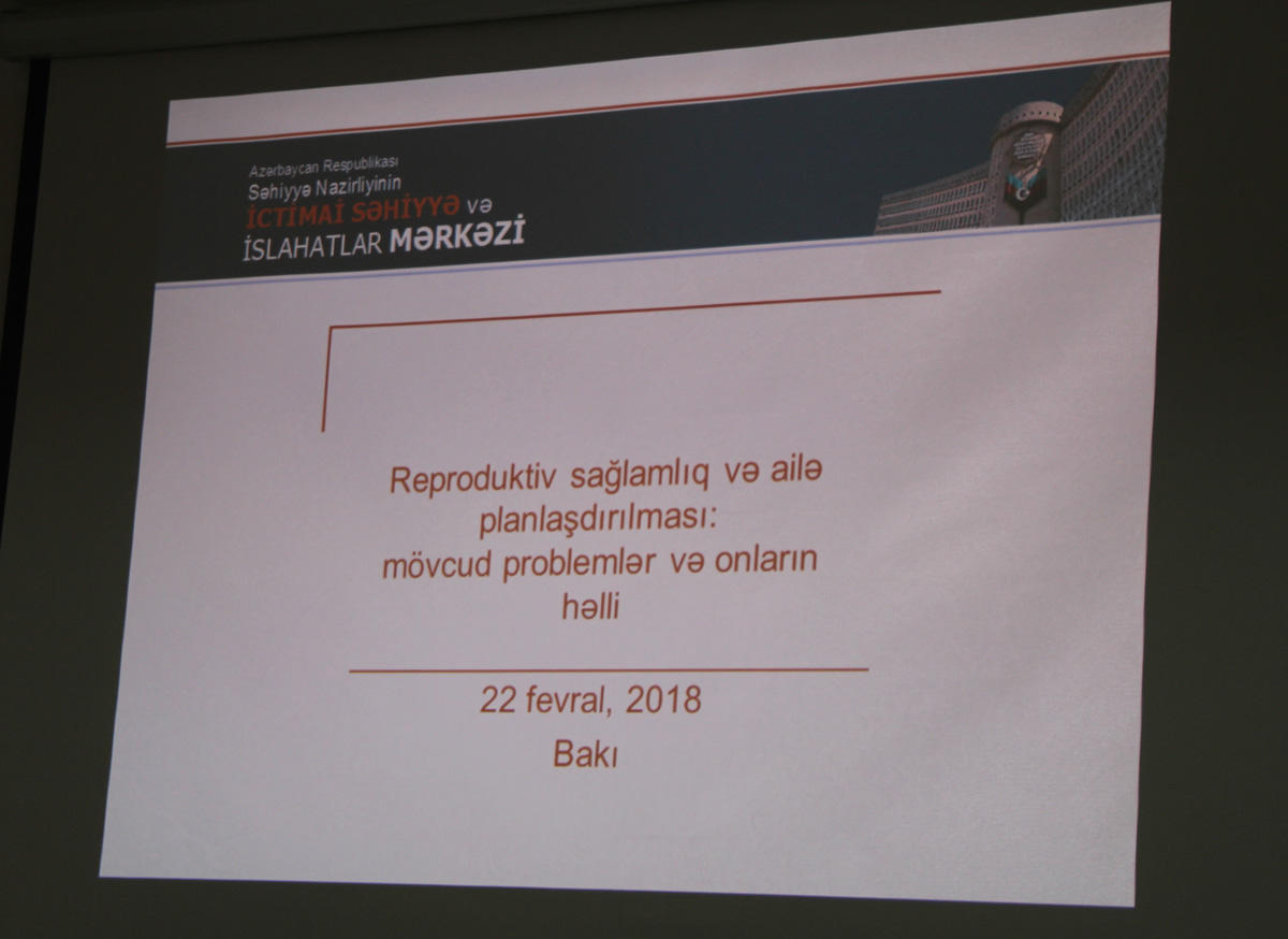 Gənclər reproduktiv sağlamlıq və ailə planlaşdırılması ilə bağlı maarifləndirilib (FOTO)