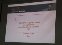 Gənclər reproduktiv sağlamlıq və ailə planlaşdırılması ilə bağlı maarifləndirilib (FOTO)
