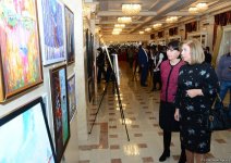 Xocalı soyqırımının ildönümünə həsr olunmuş "Qarabağın səsi" adlı rəsm sərgisi və ədəbi-bədii tədbir keçirilib (FOTO)