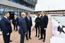 Prezident İlham Əliyev və xanımı Mehriban Əliyeva Mingəçevirdə "ASAN Həyat" kompleksinin açılışında iştirak ediblər (FOTO)