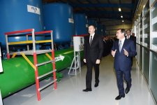 Prezident İlham Əliyev Mingəçevirin içməli su təchizatı sisteminin istismara verilməsi mərasimində iştirak edib (FOTO)