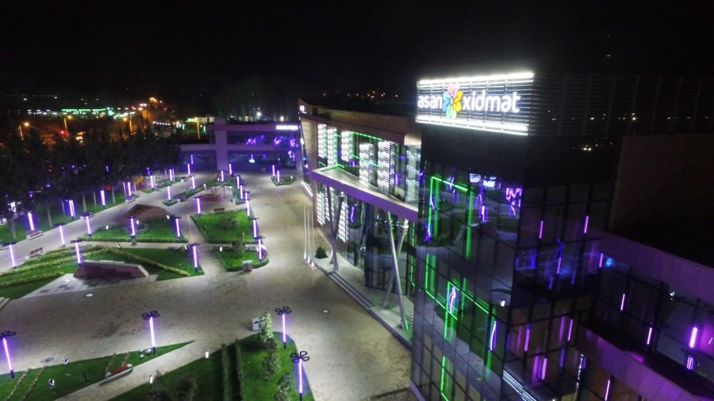 Prezident İlham Əliyev və xanımı Mehriban Əliyeva Mingəçevirdə "ASAN Həyat" kompleksinin açılışında iştirak ediblər (FOTO)