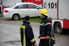 Respublika Narkoloji Mərkəzində yanğın söndürülüb (YENİLƏNİB) (FOTO)