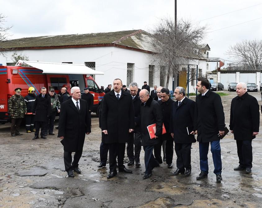 Prezident İlham Əliyev Narkoloji Mərkəzdəki yanğında həlak olanların ailə üzvlərinə kömək göstərilməsi və zərərçəkənlərə tibbi yardım edilməsi ilə bağlı göstərişlər verdi (FOTO) (YENİLƏNİB)