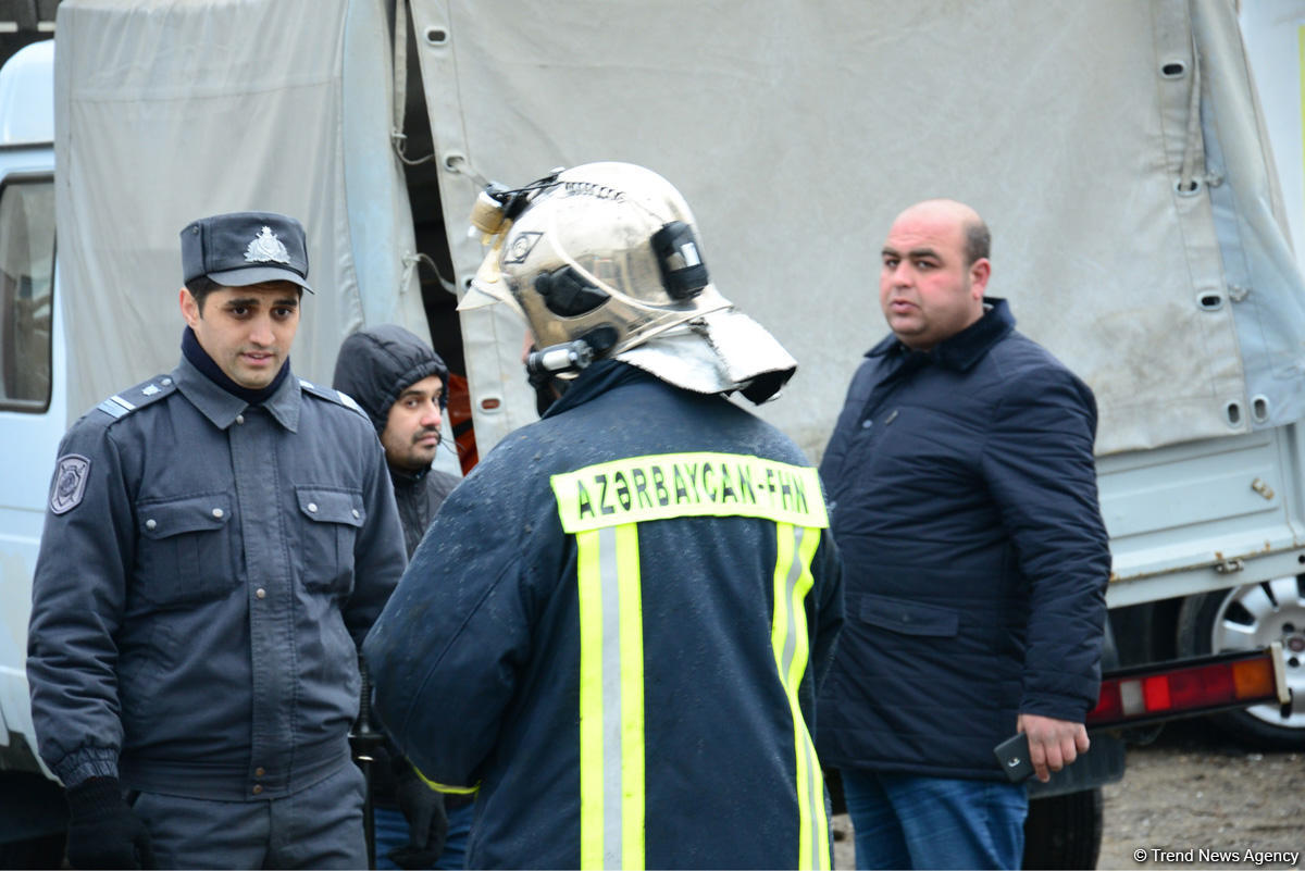 Respublika Narkoloji Mərkəzində yanğın söndürülüb (YENİLƏNİB) (FOTO)