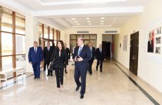 Birinci vitse-prezident Mehriban Əliyeva Şağan qəsəbəsində yeni inşa edilən Mədəniyyət Mərkəzinin açılışında iştirak edib (FOTO)