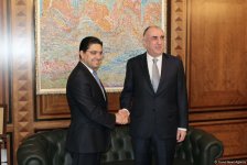 SON DƏQİQƏ! Elmar Məmmədyarovla Mərakeşin XİN rəhbəri arasında görüş başladı (FOTO)
