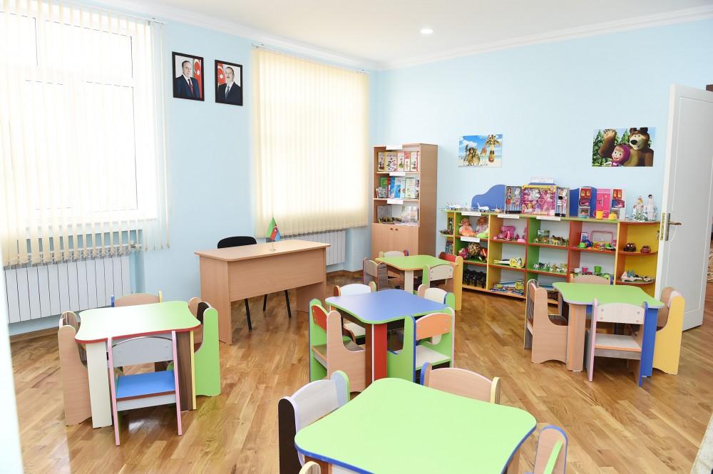 Birinci vitse-prezident Mehriban Əliyeva Maştağada sanatoriya tipli körpələr evi-uşaq bağçasının yeni binasının açılışında iştirak edib (FOTO)