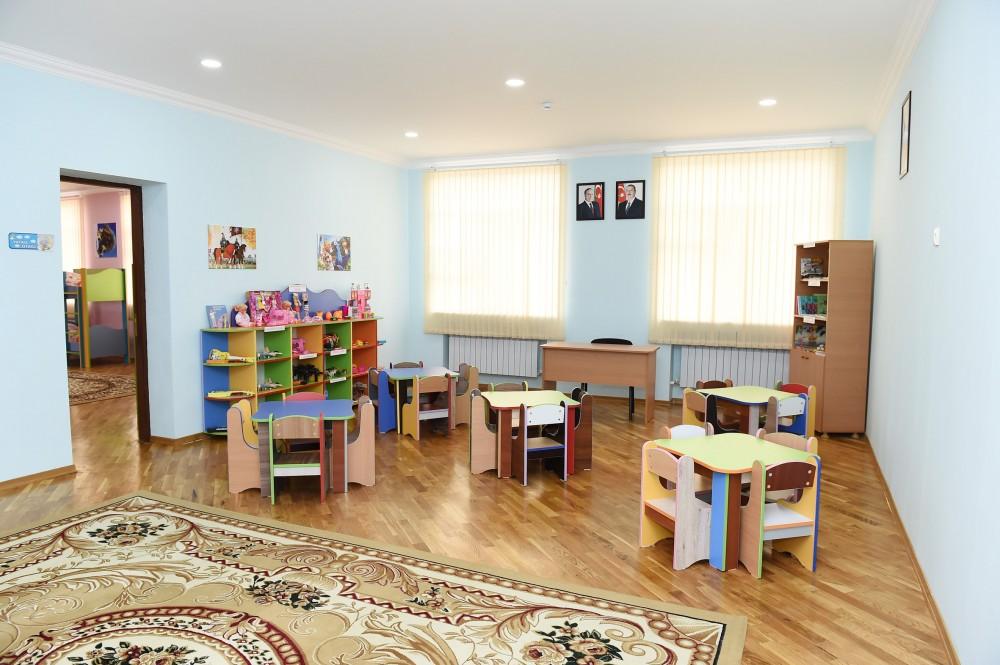 Birinci vitse-prezident Mehriban Əliyeva Maştağada sanatoriya tipli körpələr evi-uşaq bağçasının yeni binasının açılışında iştirak edib (FOTO)
