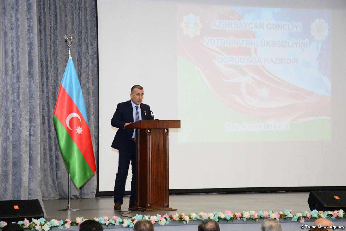 "Azərbaycan gəncliyi Vətənin təhlükəsizliyini qorumağa hazırdır" adlı hərbi-vətənpərvərlik tədbiri keçirilib (FOTO)