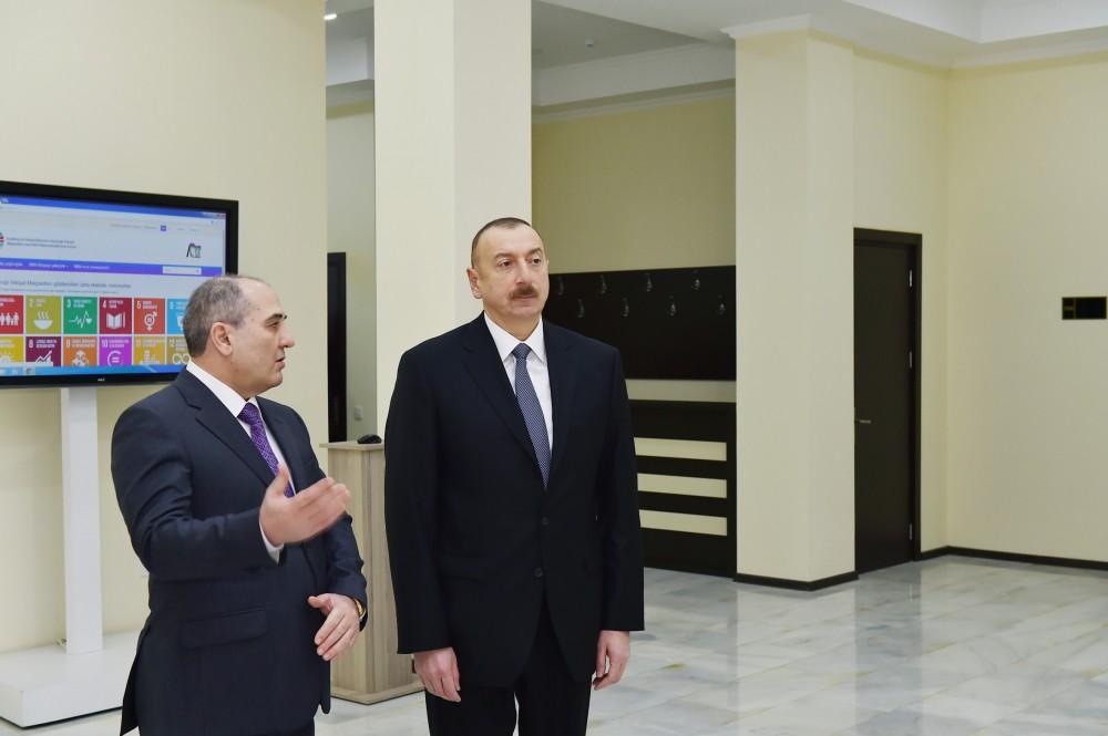 Prezident İlham Əliyev Bakı Şəhər Statistika İdarəsinin yeni inzibati binasının açılışında iştirak edib (FOTO) (YENİLƏNİB)