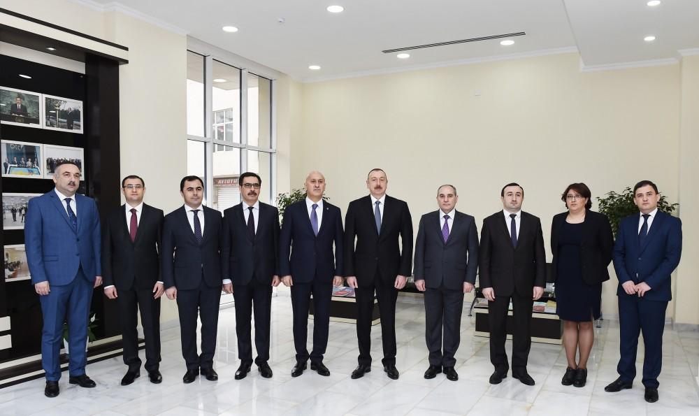 Prezident İlham Əliyev Bakı Şəhər Statistika İdarəsinin yeni inzibati binasının açılışında iştirak edib (FOTO) (YENİLƏNİB)