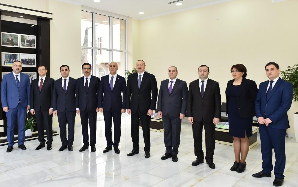 Prezident İlham Əliyev Bakı Şəhər Statistika İdarəsinin yeni inzibati binasının açılışında iştirak edib (FOTO) (YENİLƏNİB)
