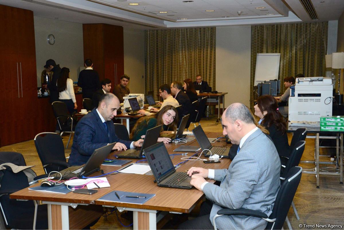 Mərkəzi Seçki Komissiyası nəzdində Müstəqil Media Mərkəzinin açılışı olub (FOTO)