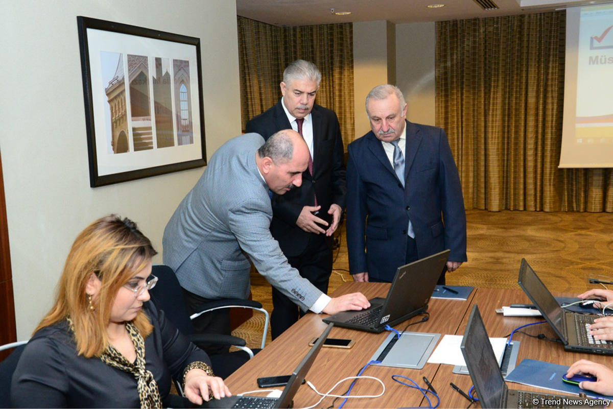 Mərkəzi Seçki Komissiyası nəzdində Müstəqil Media Mərkəzinin açılışı olub (FOTO)