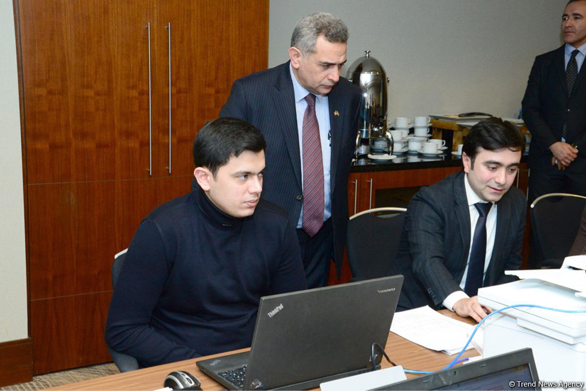 Mərkəzi Seçki Komissiyası nəzdində Müstəqil Media Mərkəzinin açılışı olub (FOTO)