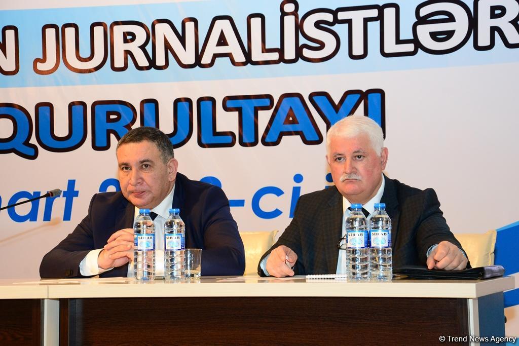 Azərbaycan jurnalistlərinin VII qurultayı keçirilib (FOTO) (YENİLƏNİB)