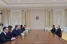 Prezident İlham Əliyev Monteneqro parlamenti sədrinin başçılıq etdiyi nümayəndə heyətini qəbul edib (FOTO) (YENİLƏNİB)