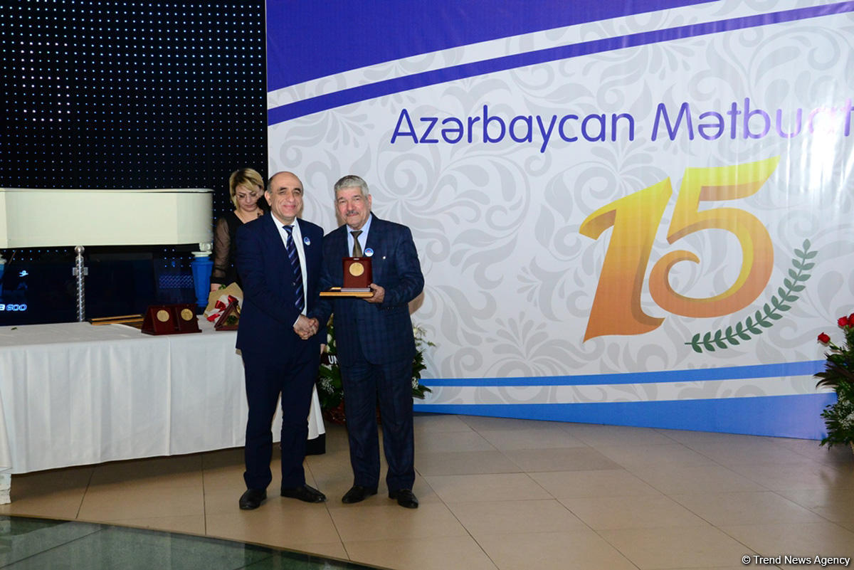 Azərbaycan Mətbuat Şurasının 15 illik yubileyinə həsr olunmuş tədbir keçirilib (FOTO)